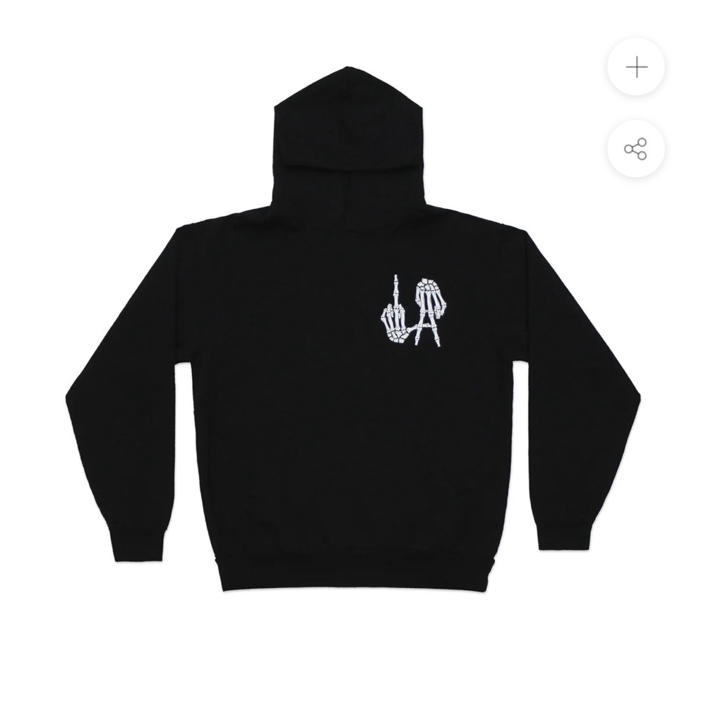 LOCAL AUTHORITY LA BONES TIL DEATH HOODED FLEECE
